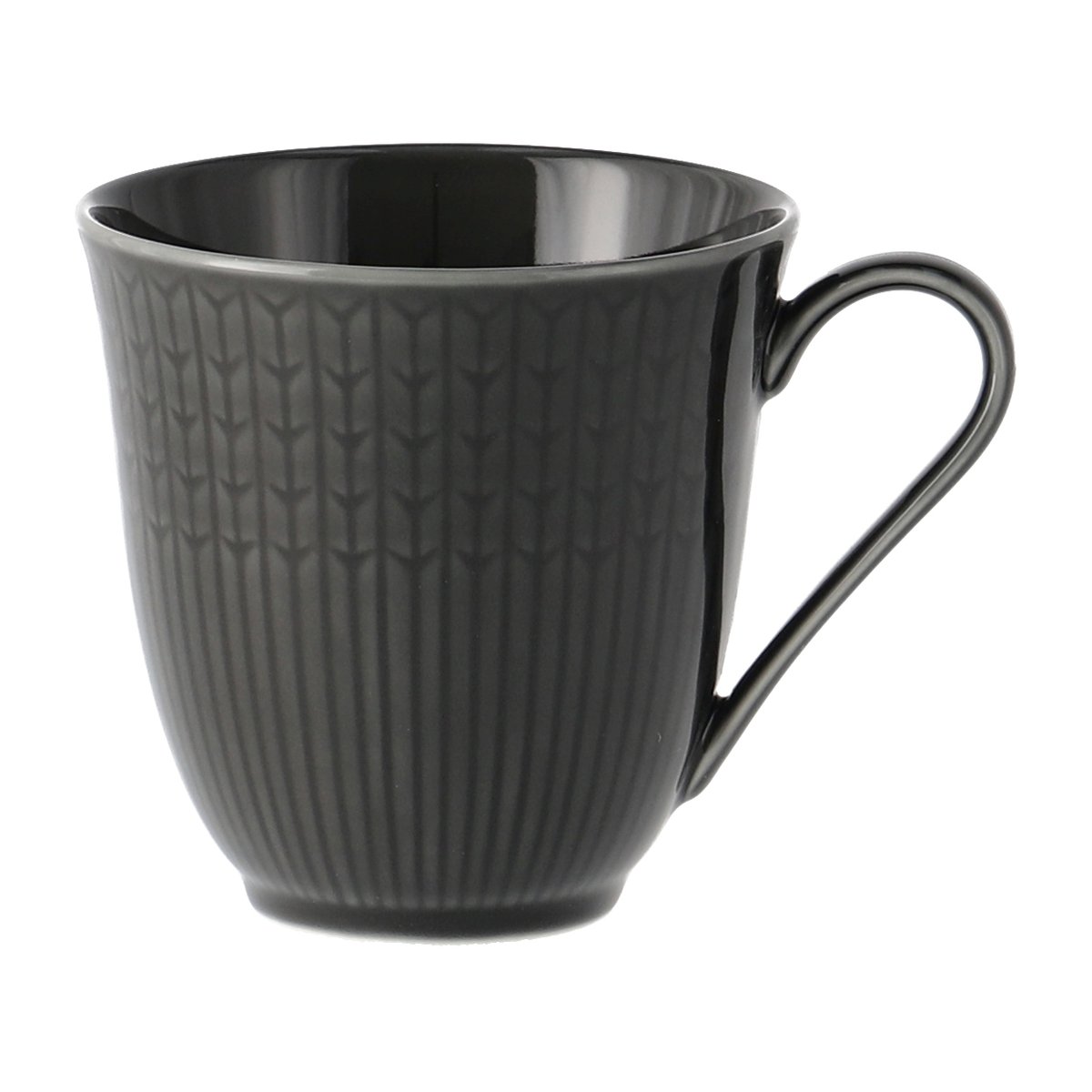 Rörstrand Swedish Grace mugg 30 cl sten (mörkgrå) | Skandinavisk Design | Kaffekoppar | Grå