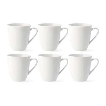 Swedish Grace mugg 50 cl, 6-pack snö (vit) - Rörstrand