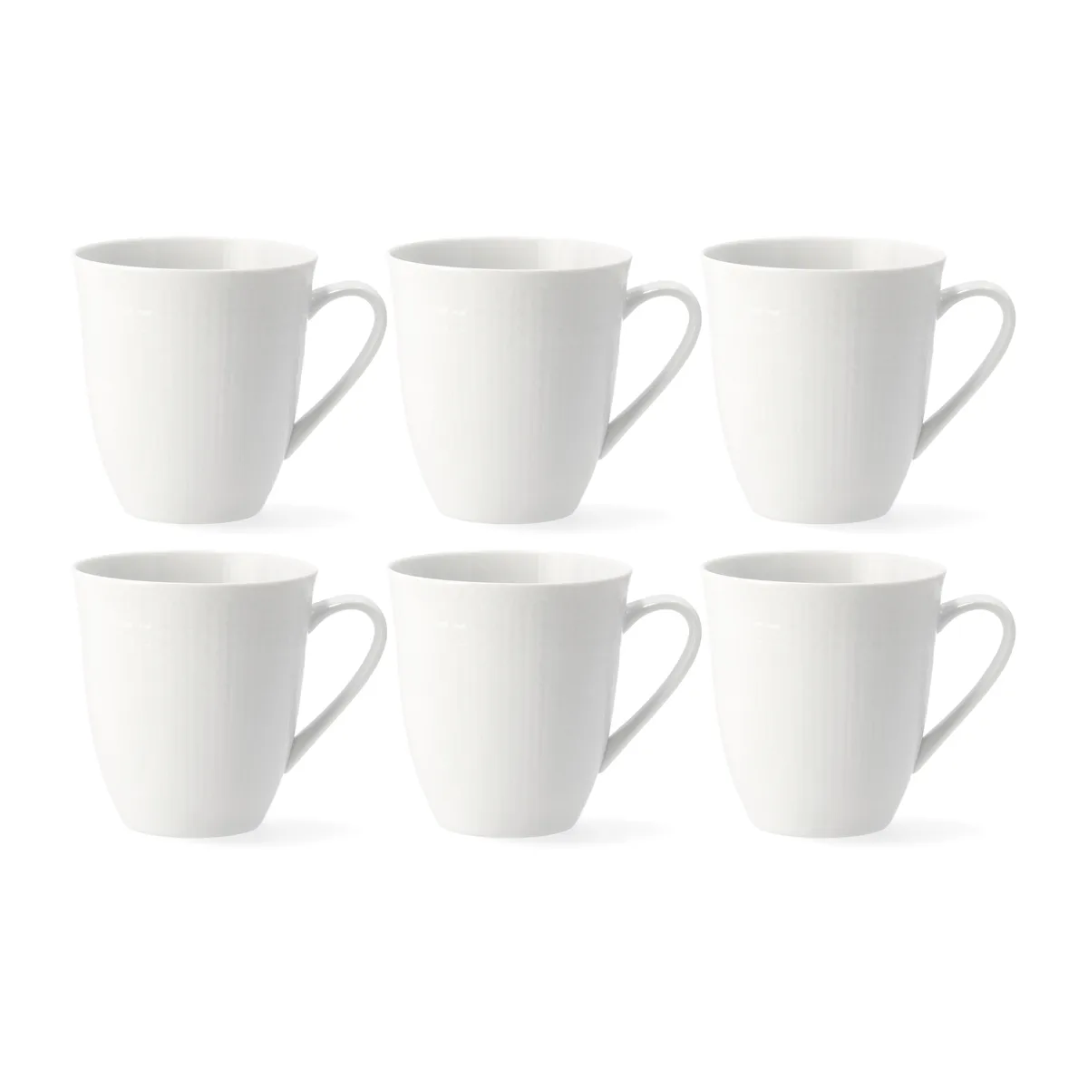 Rörstrand Swedish Grace mugg 50 cl, 6-pack snö (vit) snö (vit)