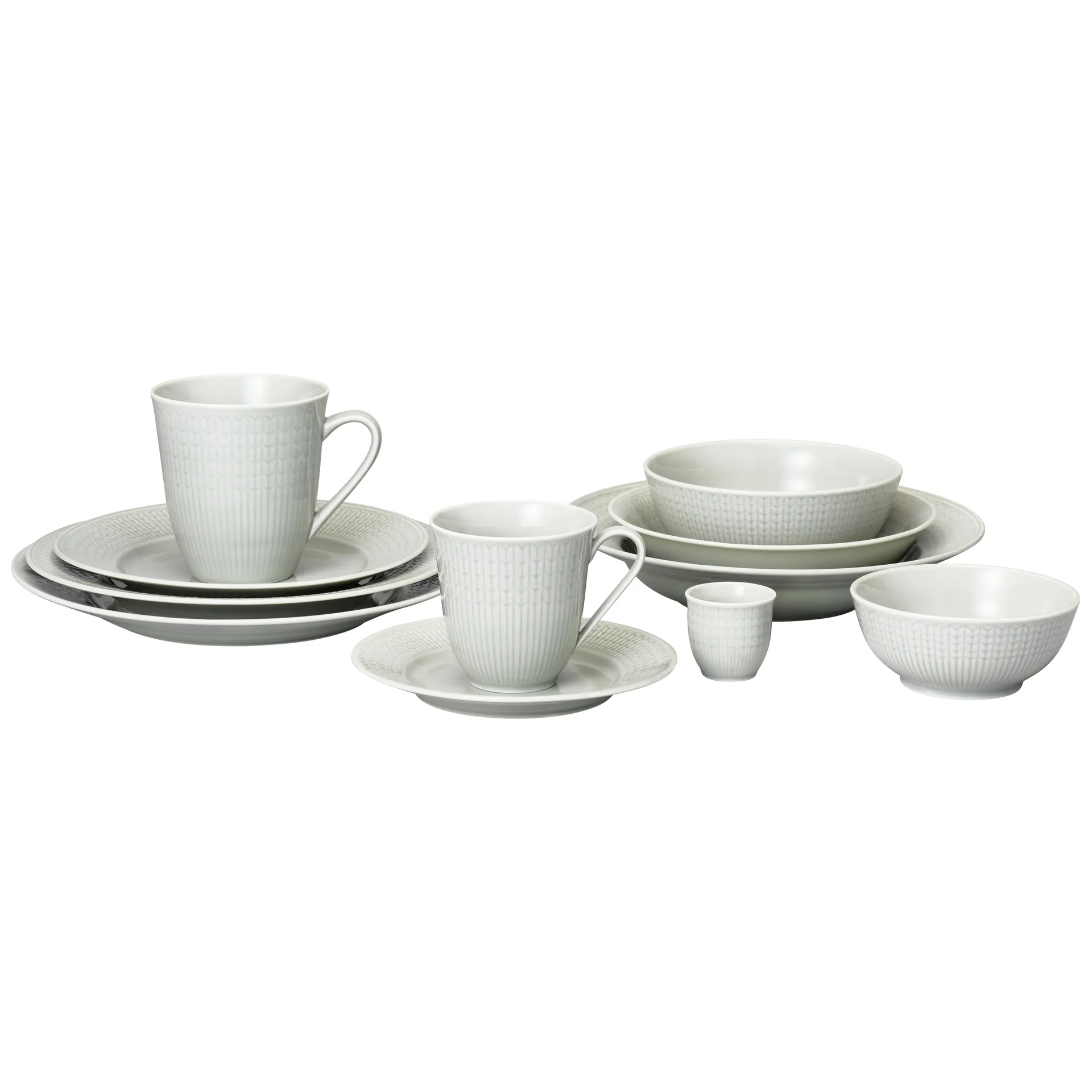 Swedish Grace mugg liten 6-pack Dimma (grå),  Rörstrand