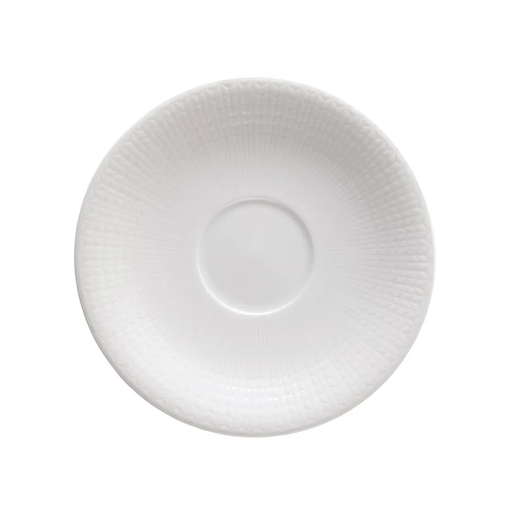 Swedish Grace tefat Ø18 cm, Snö (vit)