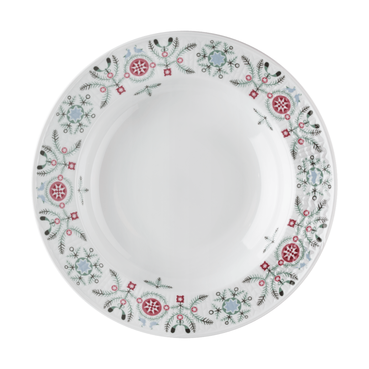 Rörstrand Swedish Grace Winter djup tallrik 25 cm Vit