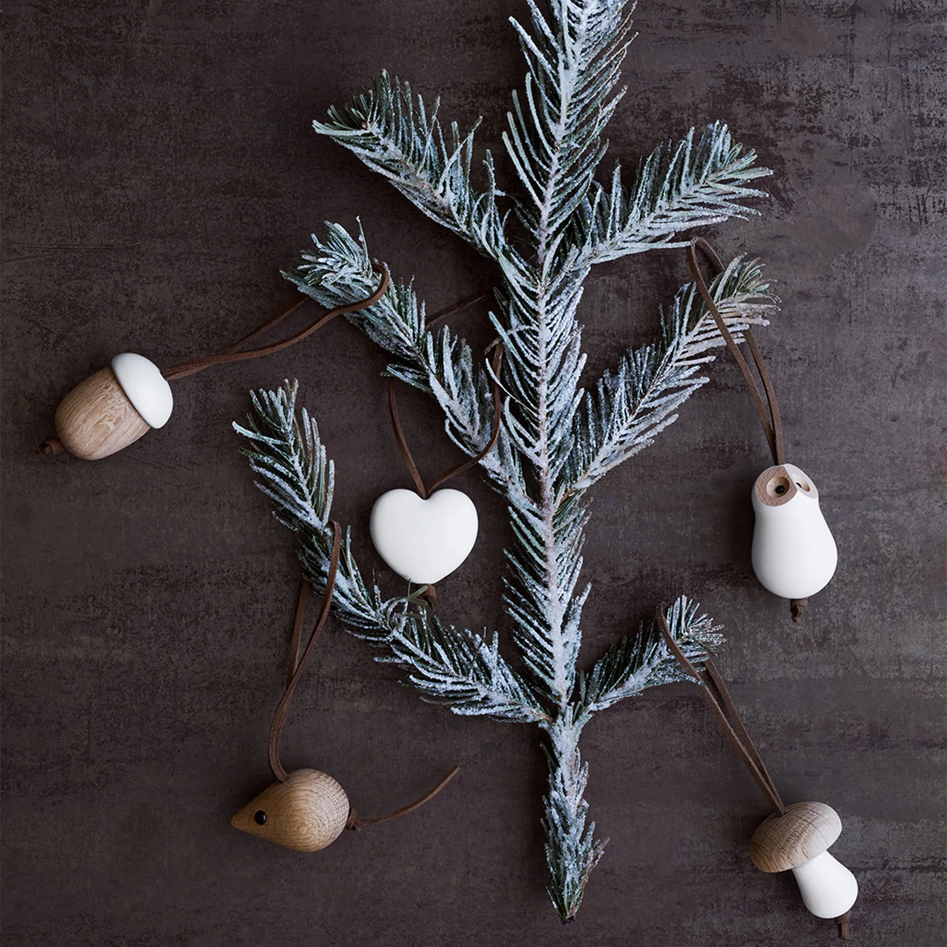 Forest tales uggla Ø4 cm, Vit Rosendahl