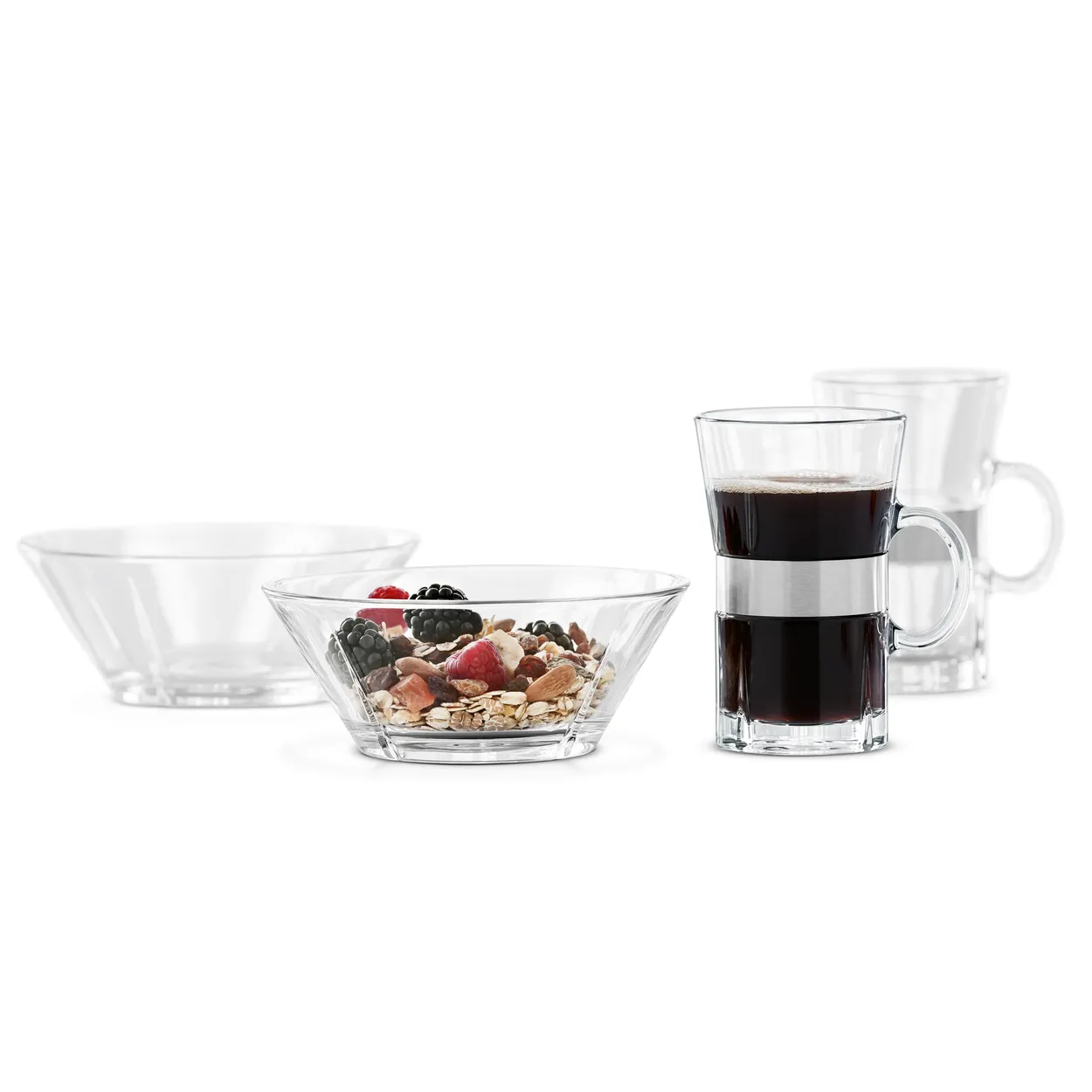 Rosendahl Grand Cru frukostset 2 pers frukostset | Skandinavisk Design | Serviser & Startset | Transparent