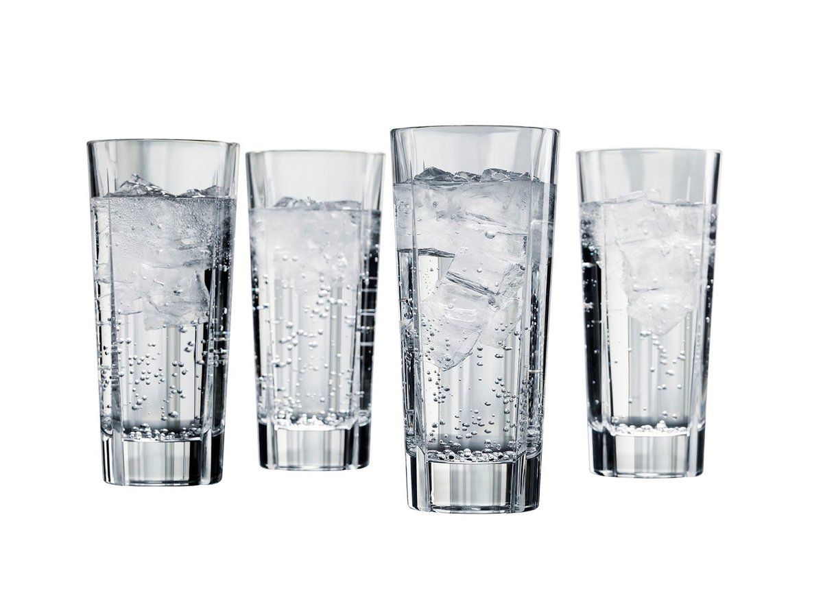 Rosendahl Grand Cru longdrinkglas klar 4-pack | Skandinavisk Design | Drinkglas | Transparent