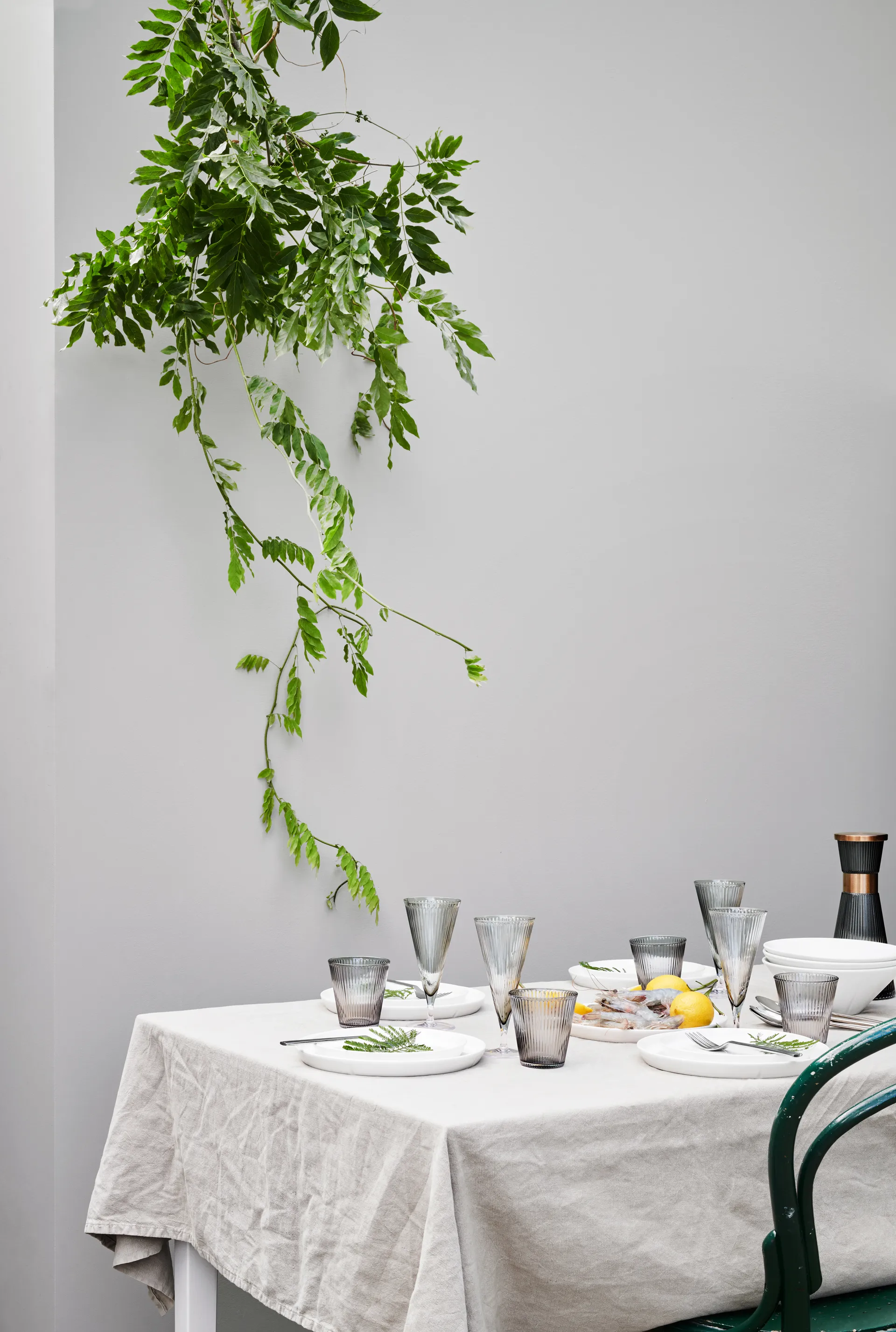 Grand Cru Nouveau lock till vattenkaraff, Patinerat stål Rosendahl