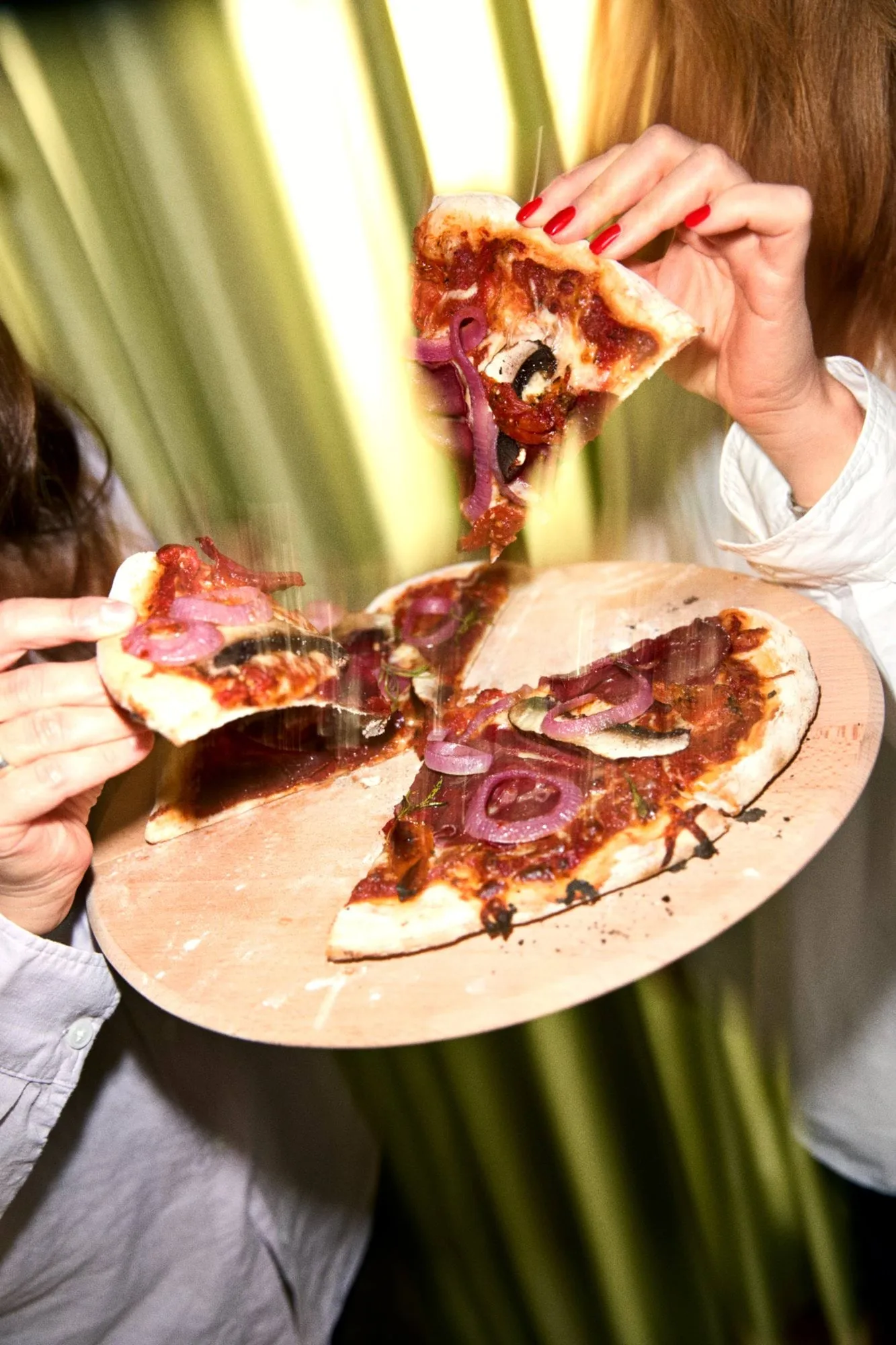 Grand Cru pizzabräda och pizzaskärare, Bok, Ø35 cm Rosendahl