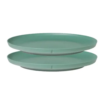 Grand Cru Take tallrik melamin Ø26 cm 2-pack - Dimgrön - Rosendahl