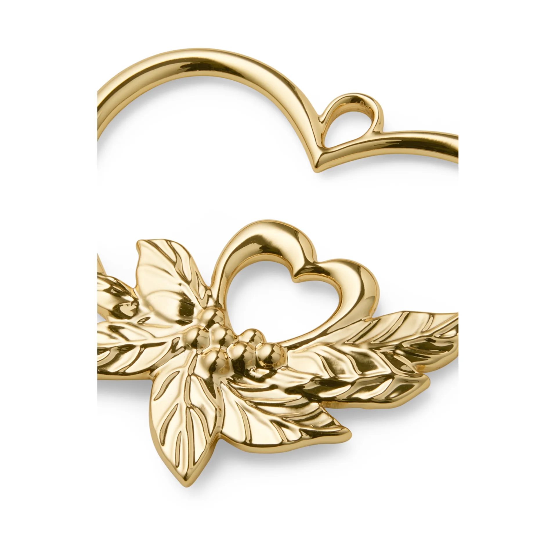 Karen Blixen Dubbelhjärta julhänge, Förgylld Rosendahl