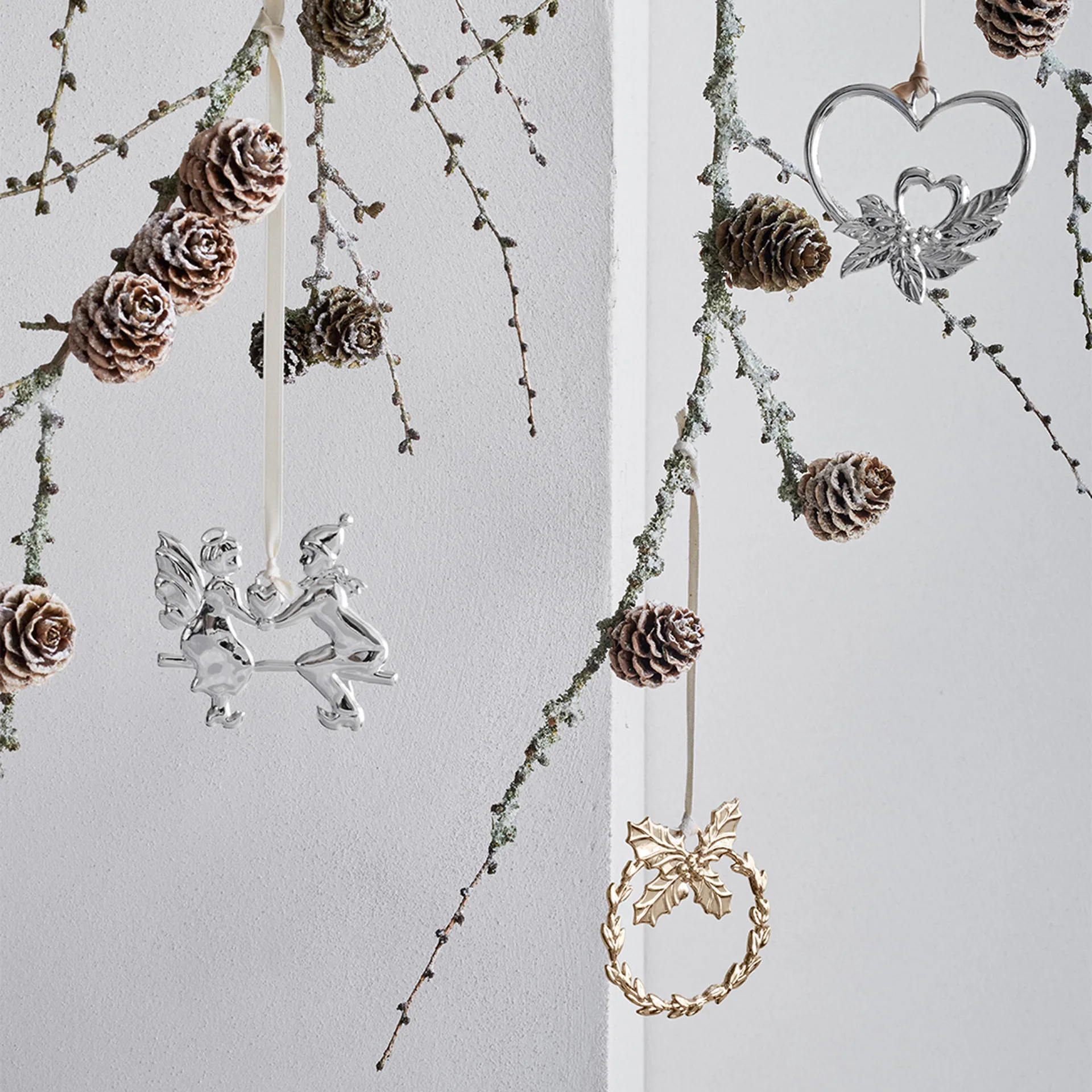 Karen Blixen Holly julhänge, Förgylld Rosendahl