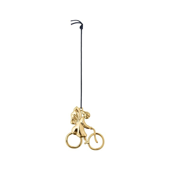 Karen Blixen julhänge Ängel på cykel, Guld Rosendahl