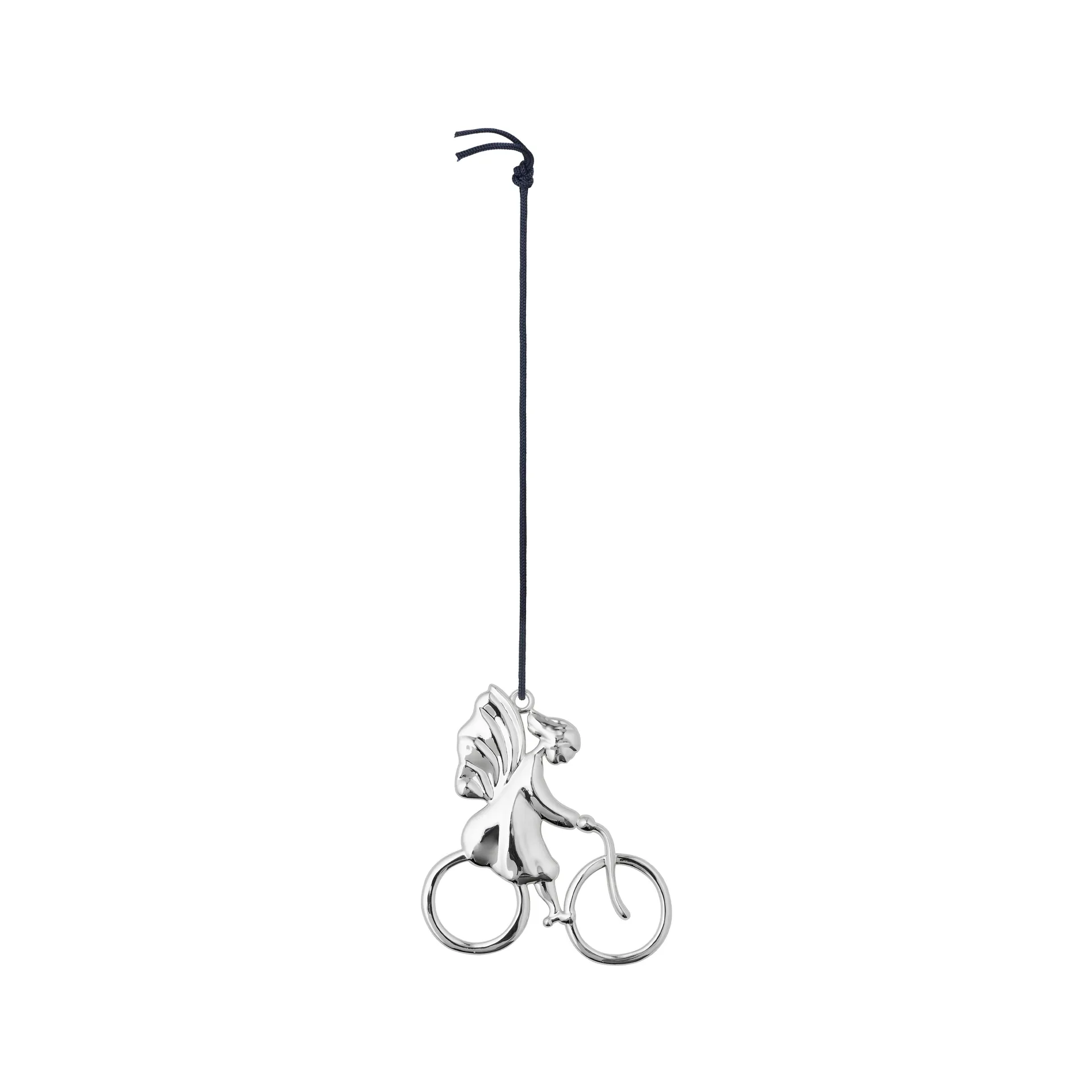 Karen Blixen julhänge Ängel på cykel, Silver Rosendahl