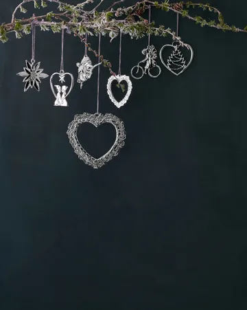 Karen Blixen julhänge Ängel på cykel - Silver - Rosendahl