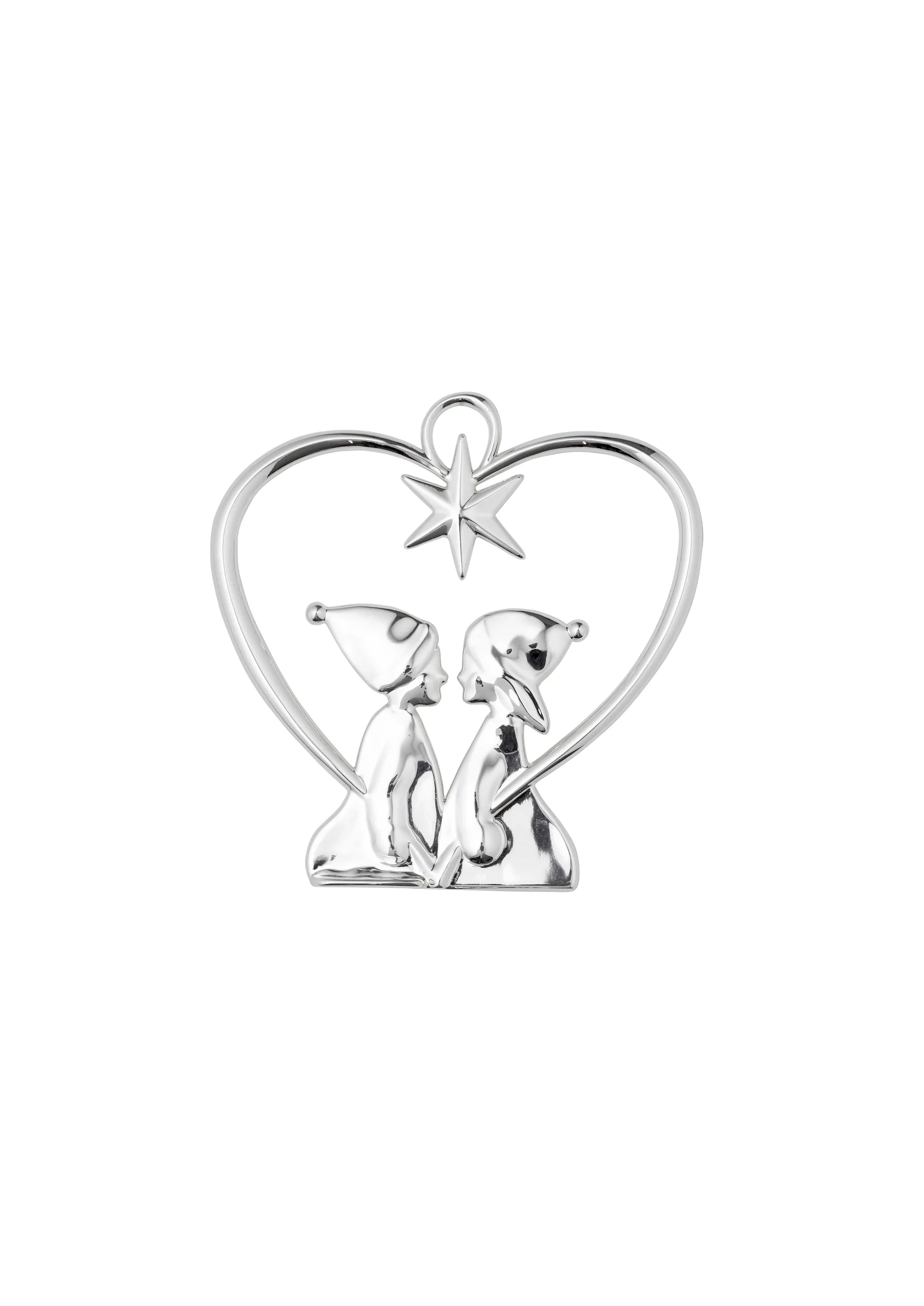 Karen Blixen julhänge Hjärta med barn, Silver Rosendahl