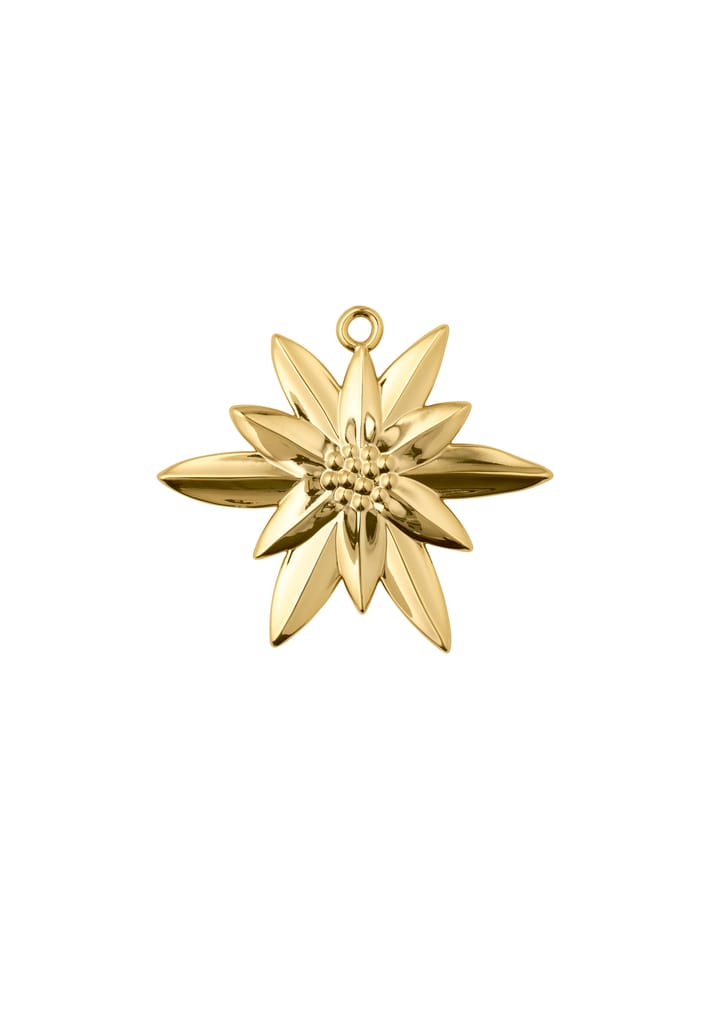 Karen Blixen julhänge Vinterblomma, Guld Rosendahl