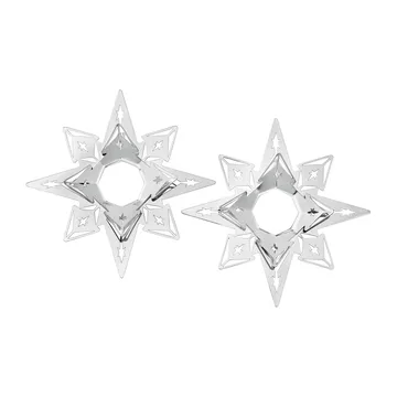 Karen Blixen ljusmanschett stjärna 3 cm 2-pack - Försilvrad - Rosendahl