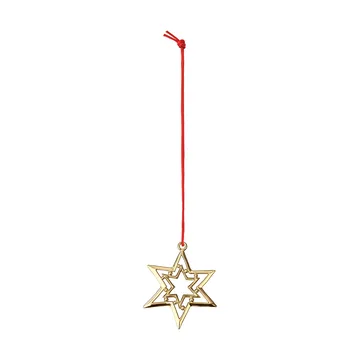 Karen Blixen trillastjärna julhänge 8 cm - Förgylld - Rosendahl