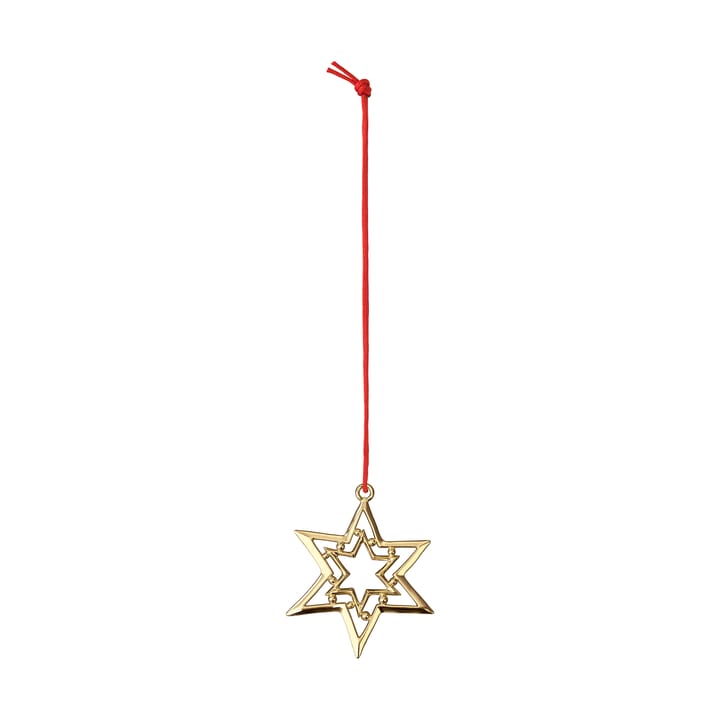 Karen Blixen trillastjärna julhänge 8 cm - Förgylld - Rosendahl