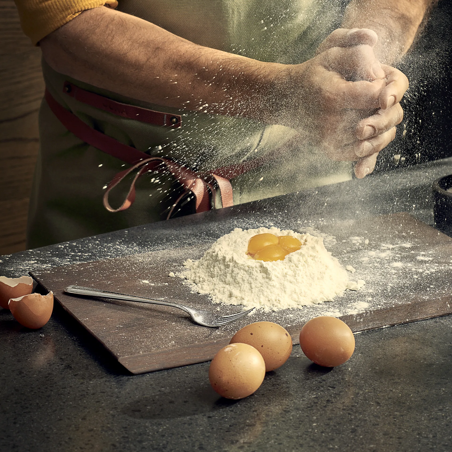 Rå skärbräda 44x25 cm, Termo Ask Rosendahl