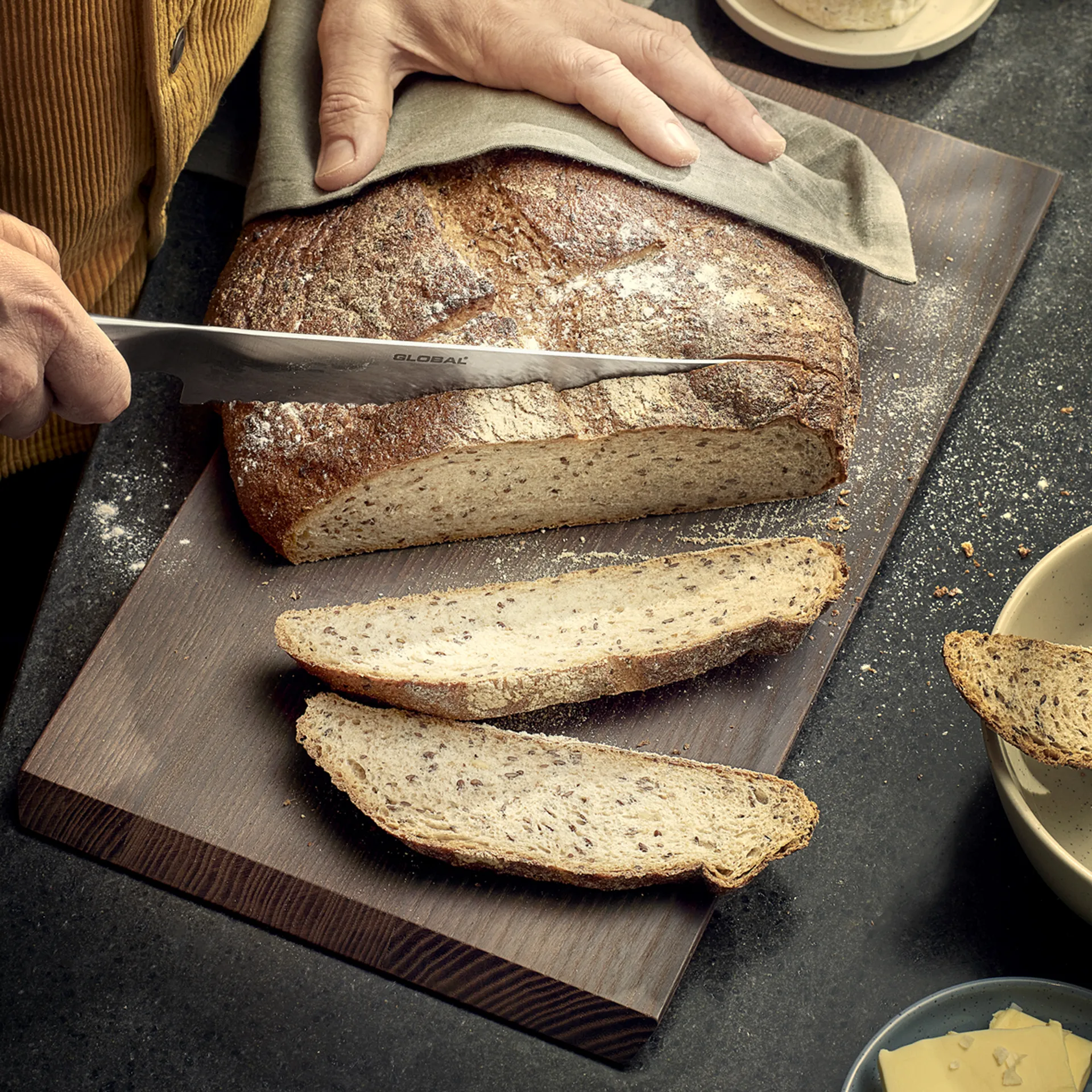 Rå skärbräda 44x25 cm, Termo Ask Rosendahl