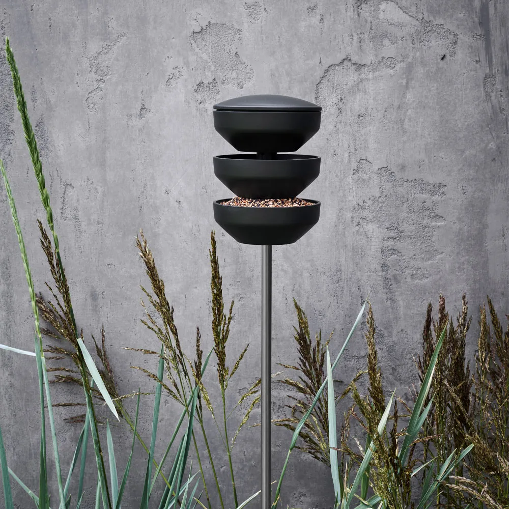 Rosendahl Birds fågelmatare, grön, på pinne Rosendahl