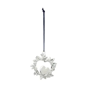 Wild heart julhänge 8 cm - Försilvrad - Rosendahl