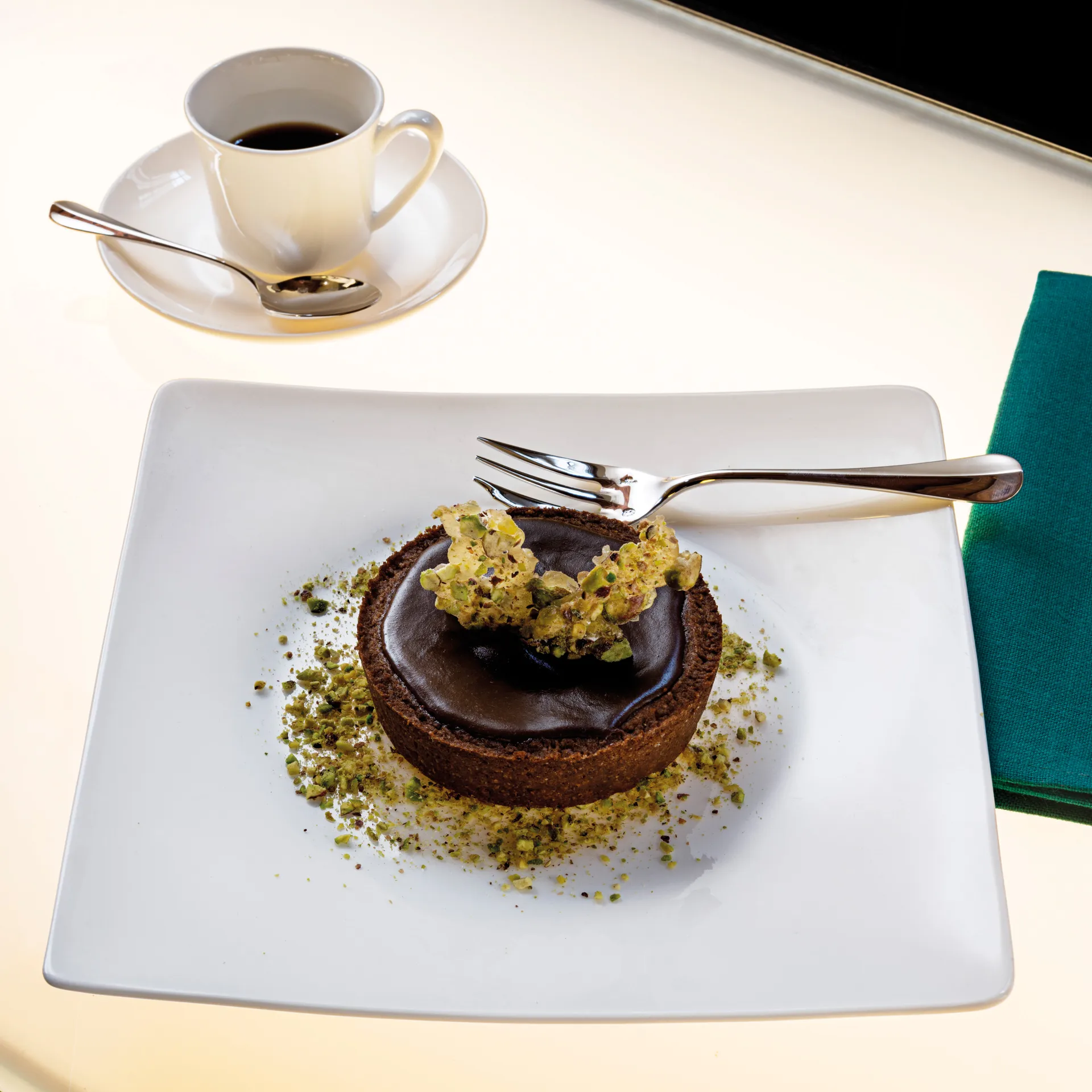 Jade kvadratisk tallrik 23 cm, Vit Rosenthal