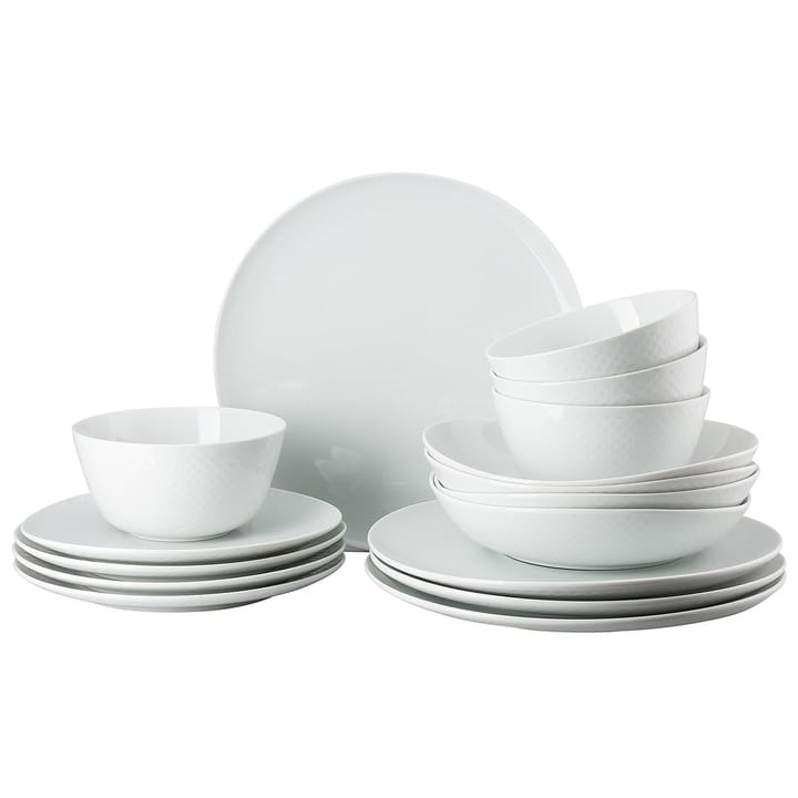 Junto servisset vit - 16 delar - Rosenthal