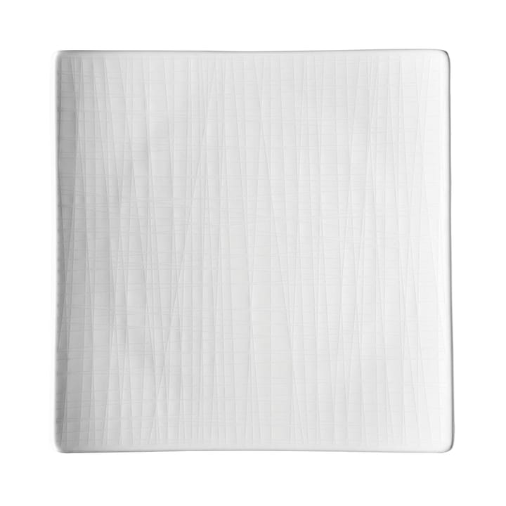 Mesh kvadratiskt tallrik 22 cm - vit - Rosenthal