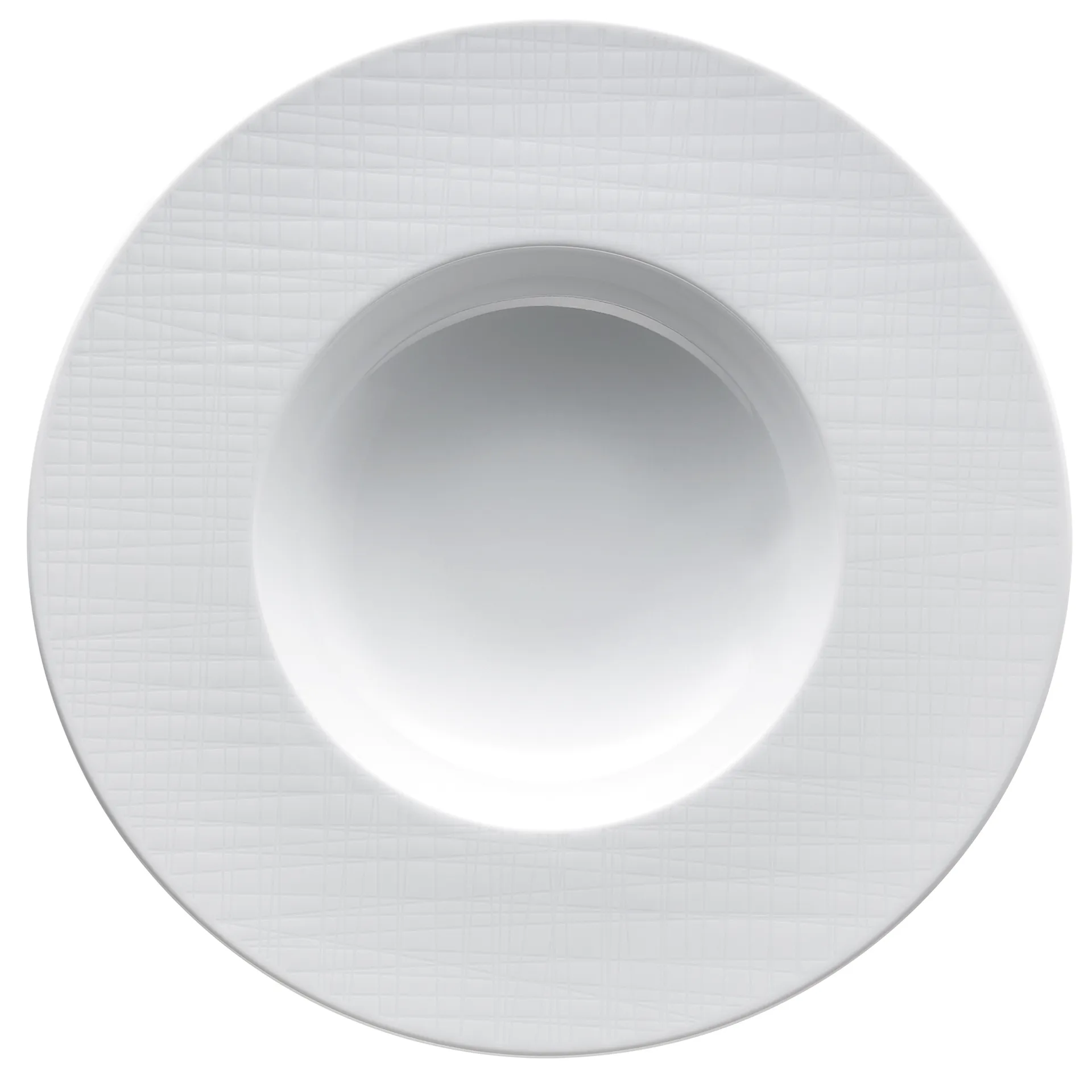 Mesh Rim djup tallrik 28 cm, Vit Rosenthal
