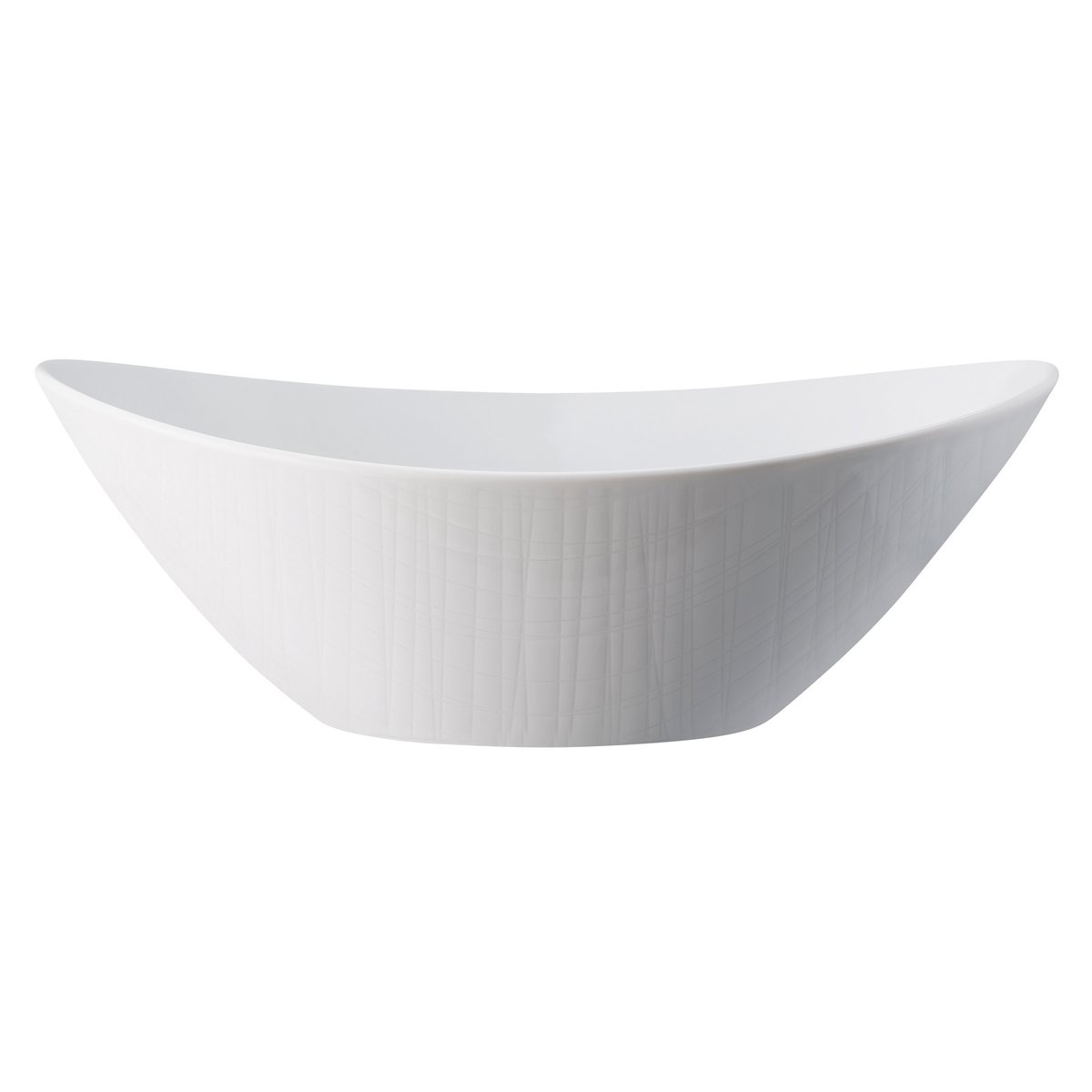 Rosenthal Mesh serveringsskål oval 18x24 cm | Skandinavisk Design | Serveringsskålar | Vit