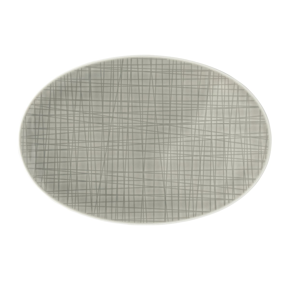Rosenthal Mesh uppläggningsfat 25 cm Mountain | Skandinavisk Design | Serveringsfat & Uppläggningsfat | Grå