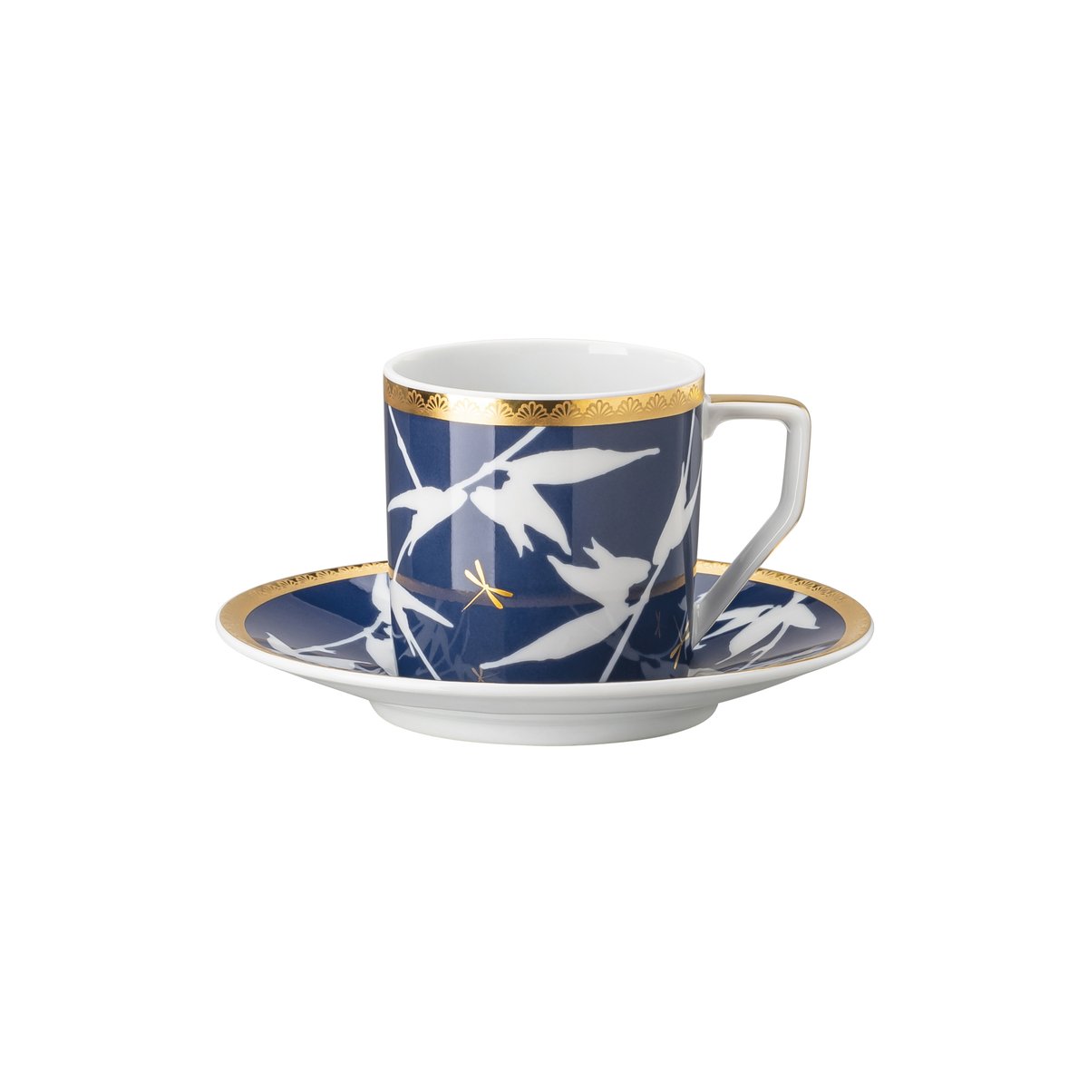 Rosenthal Heritage Turandot espressokopp med fat Blå