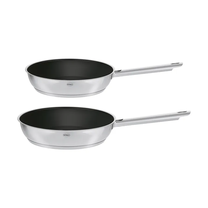 PureElements stekpanneset 2 delar - Stål-svart - Rösle