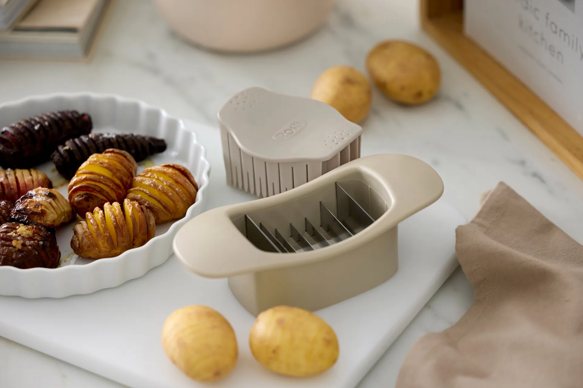 Classic hasselbackskärare, Humus Rosti