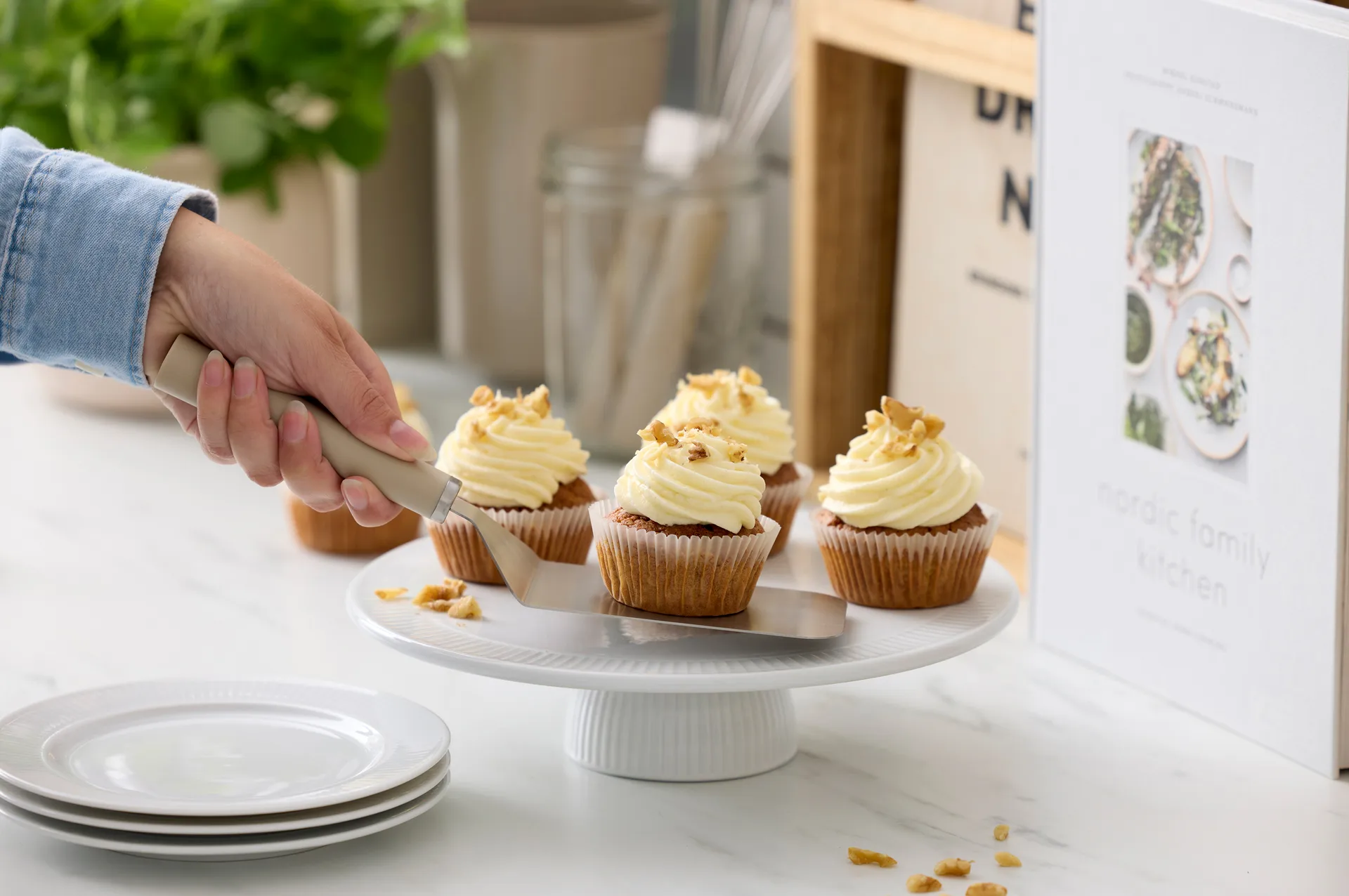 Emma palettkniv bred stål 26 cm, Humus Rosti