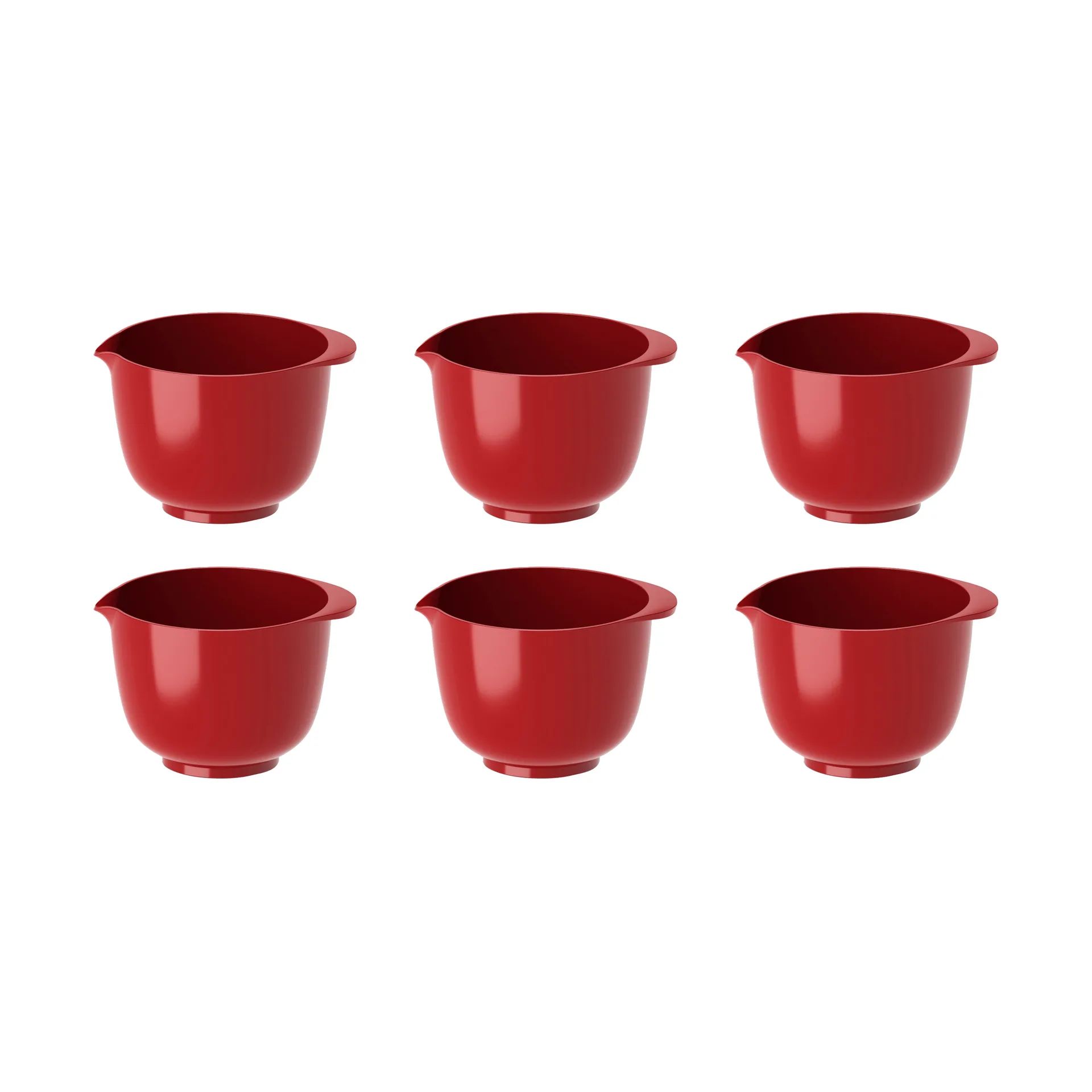 Margrethe miniskål 25 ml 6-pack, Röd Rosti