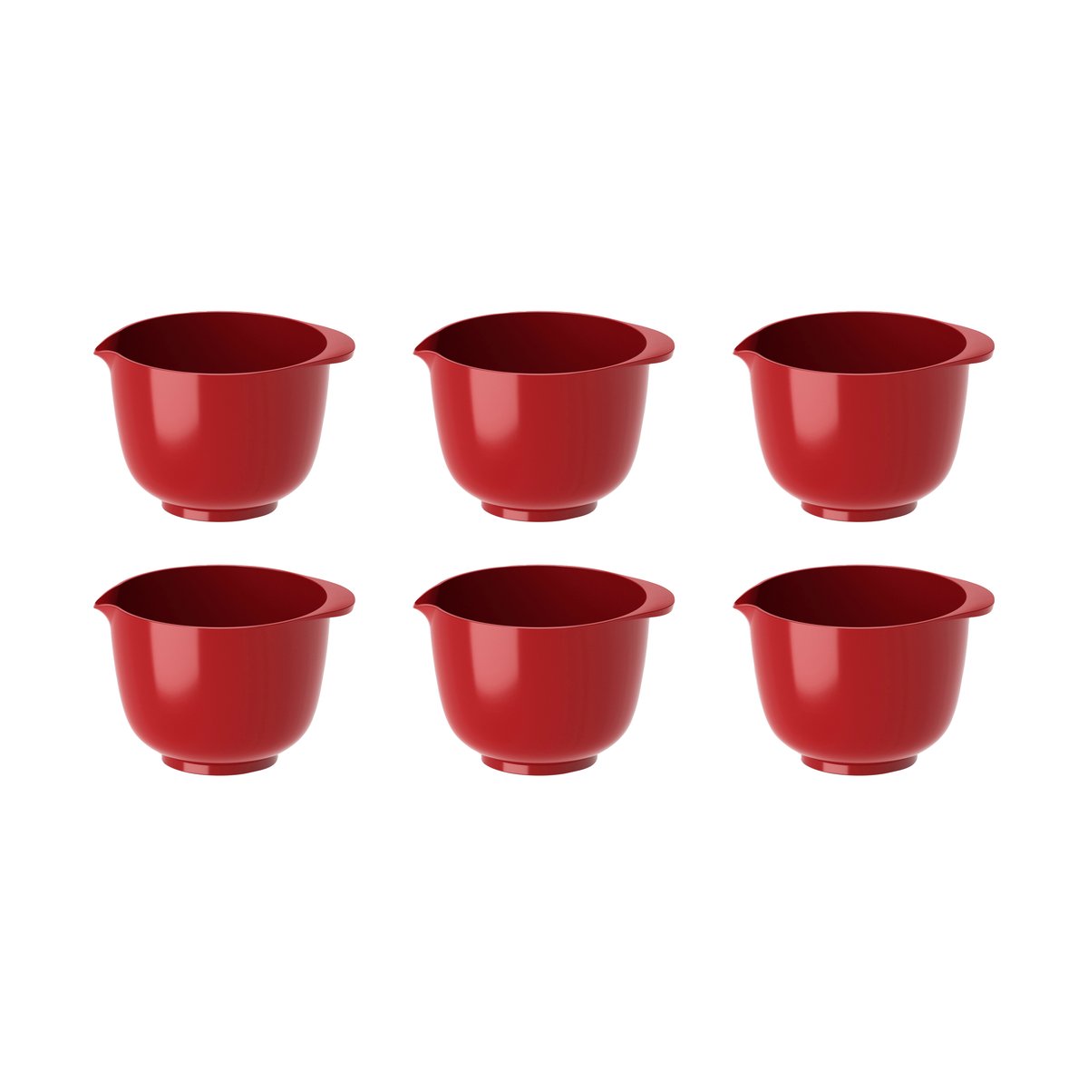 Rosti Margrethe miniskål 25 ml 6-pack Röd | Skandinavisk Design | Bunkar & Vispskålar | Röd