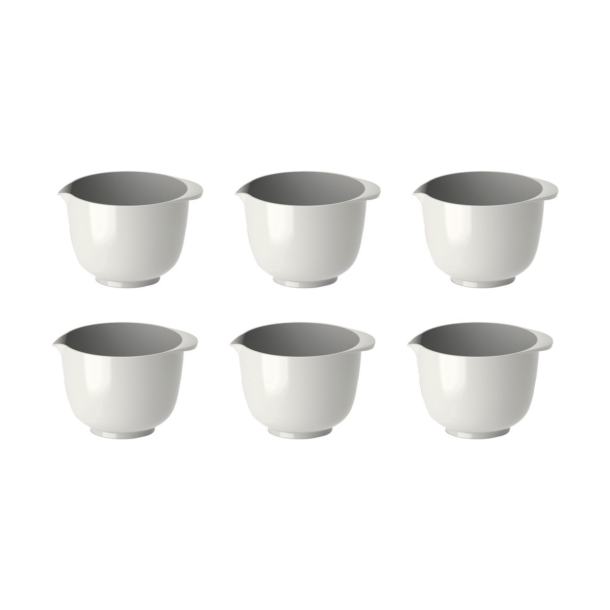 Rosti Margrethe miniskål 25 ml 6-pack Vit | Skandinavisk Design | Bunkar & Vispskålar | Vit