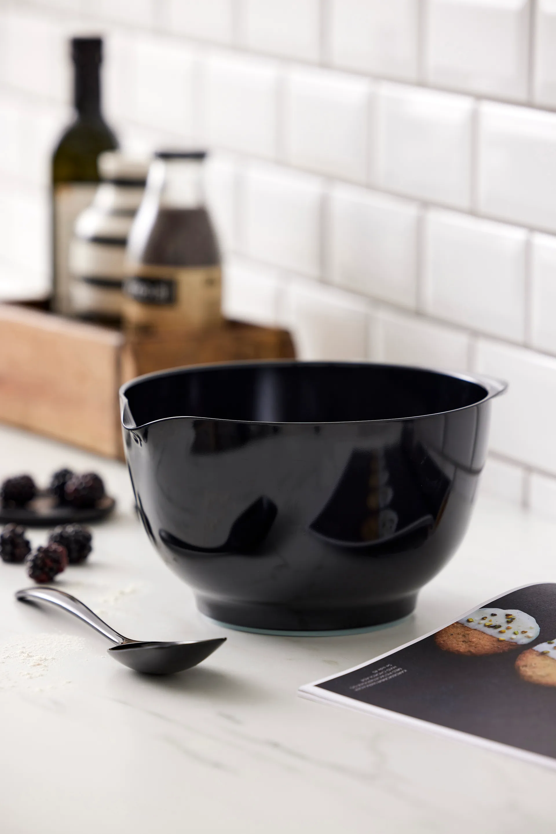 Margrethe skål 5 L, Svart Rosti