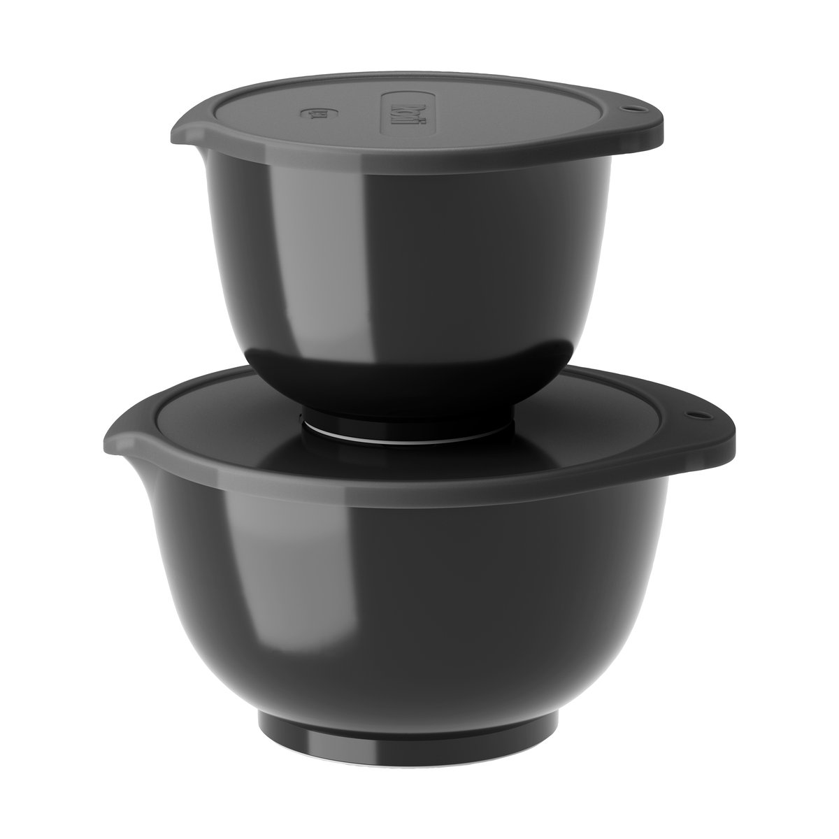 Rosti Margrethe skålset 2-pack Black edition | Skandinavisk Design | Bunkar & Vispskålar | Svart