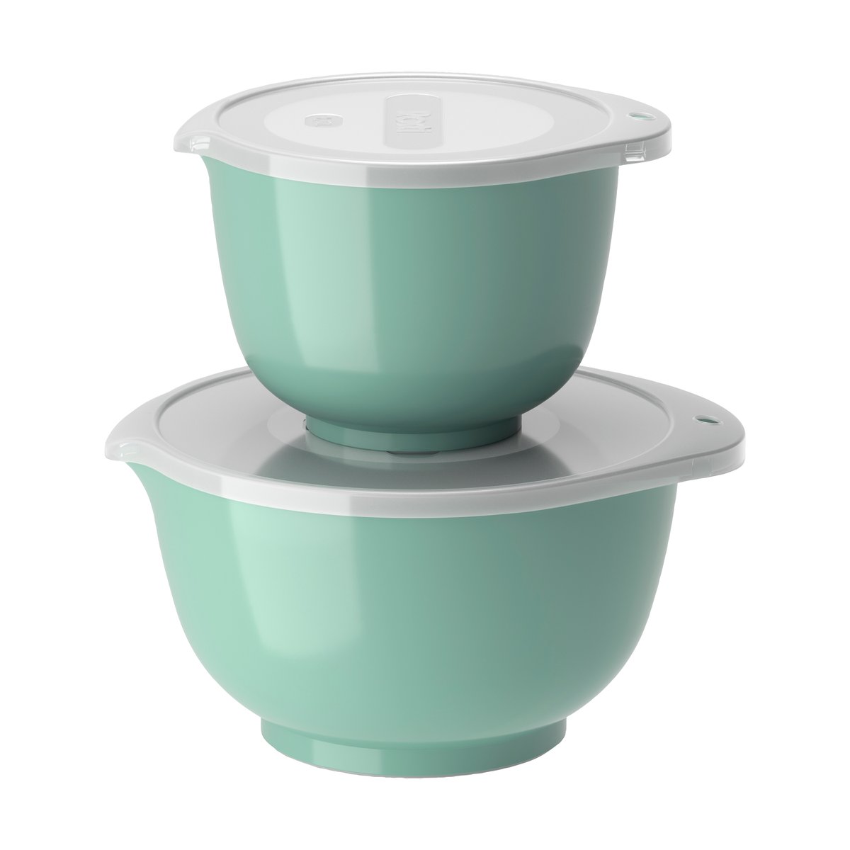 Rosti Margrethe skålset 2-pack Nordic green | Skandinavisk Design | Bunkar & Vispskålar | Grön