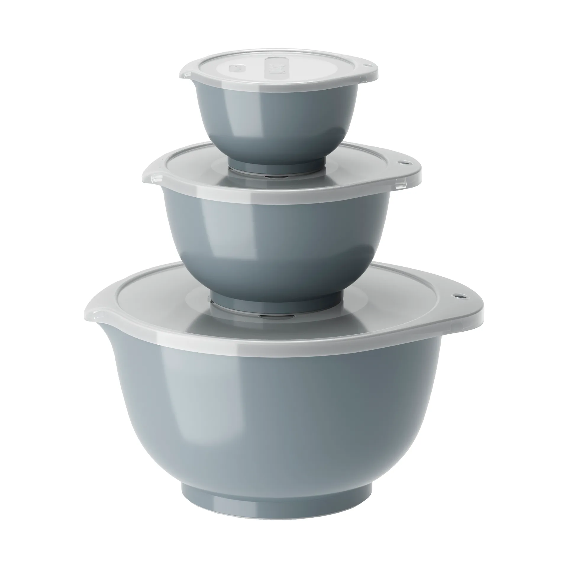 Margrethe skålset 3-pack, Dusty Blue Rosti
