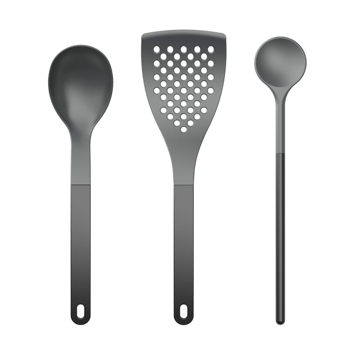 Optima köksredskap 1 3 delar - Svart nylon - Rosti