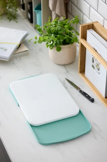 Separa skärbräda med brickor - Nordic green, 39x26 cm - Rosti