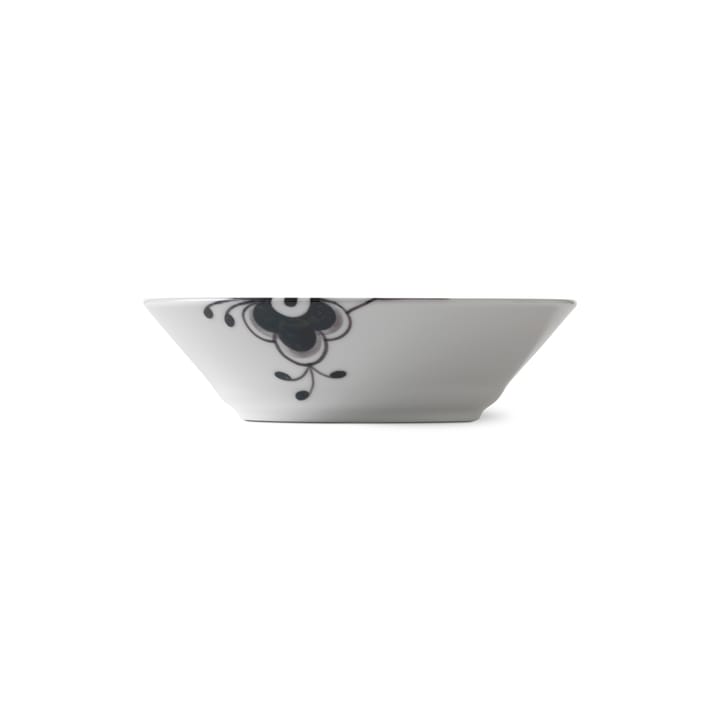 Black Fluted Mega djup tallrik - Ø 17 cm - Royal Copenhagen