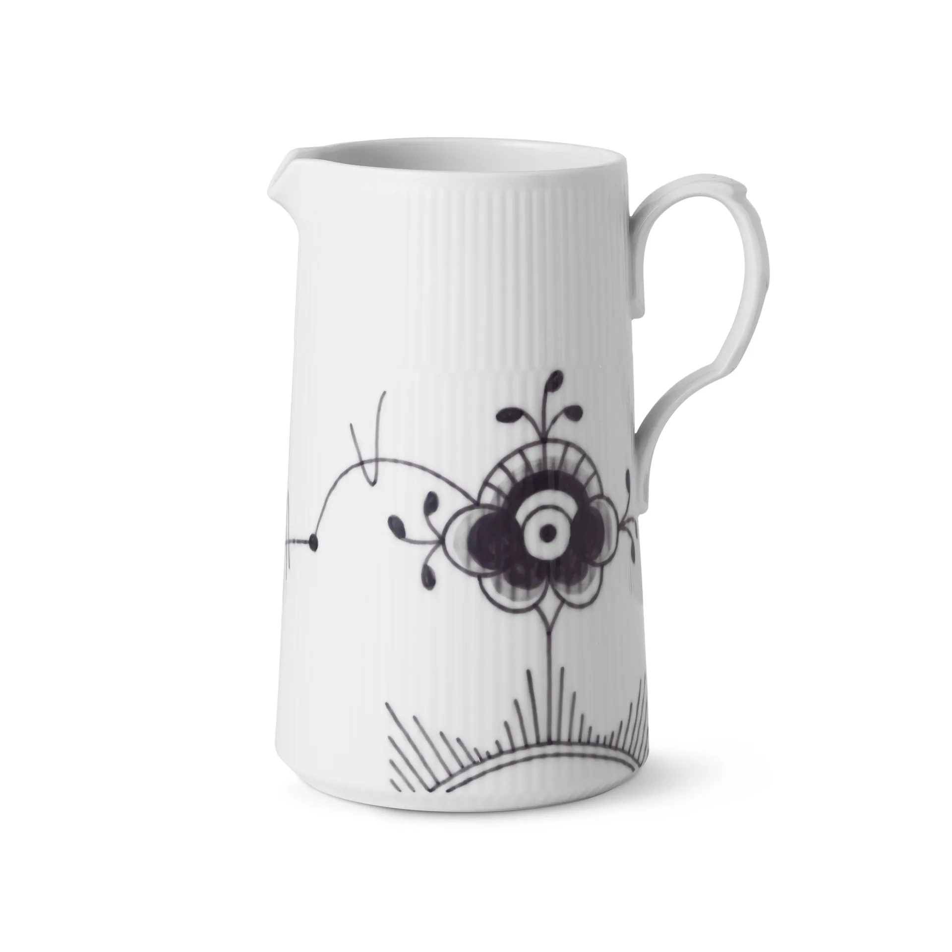 Black Fluted Mega kanna, 1,5 L Royal Copenhagen