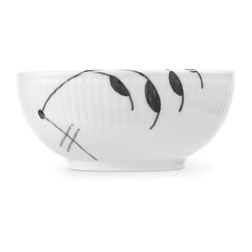 Black Fluted Mega skål - Ø11,5 cm - Royal Copenhagen