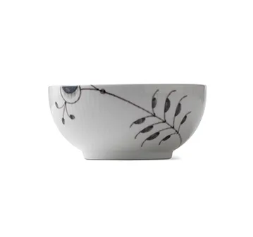 Black Fluted Mega skål, Ø15 cm Royal Copenhagen