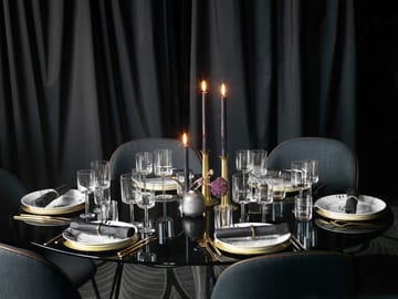 Black Fluted Mega tallrik 2 - Ø 27 cm - Royal Copenhagen